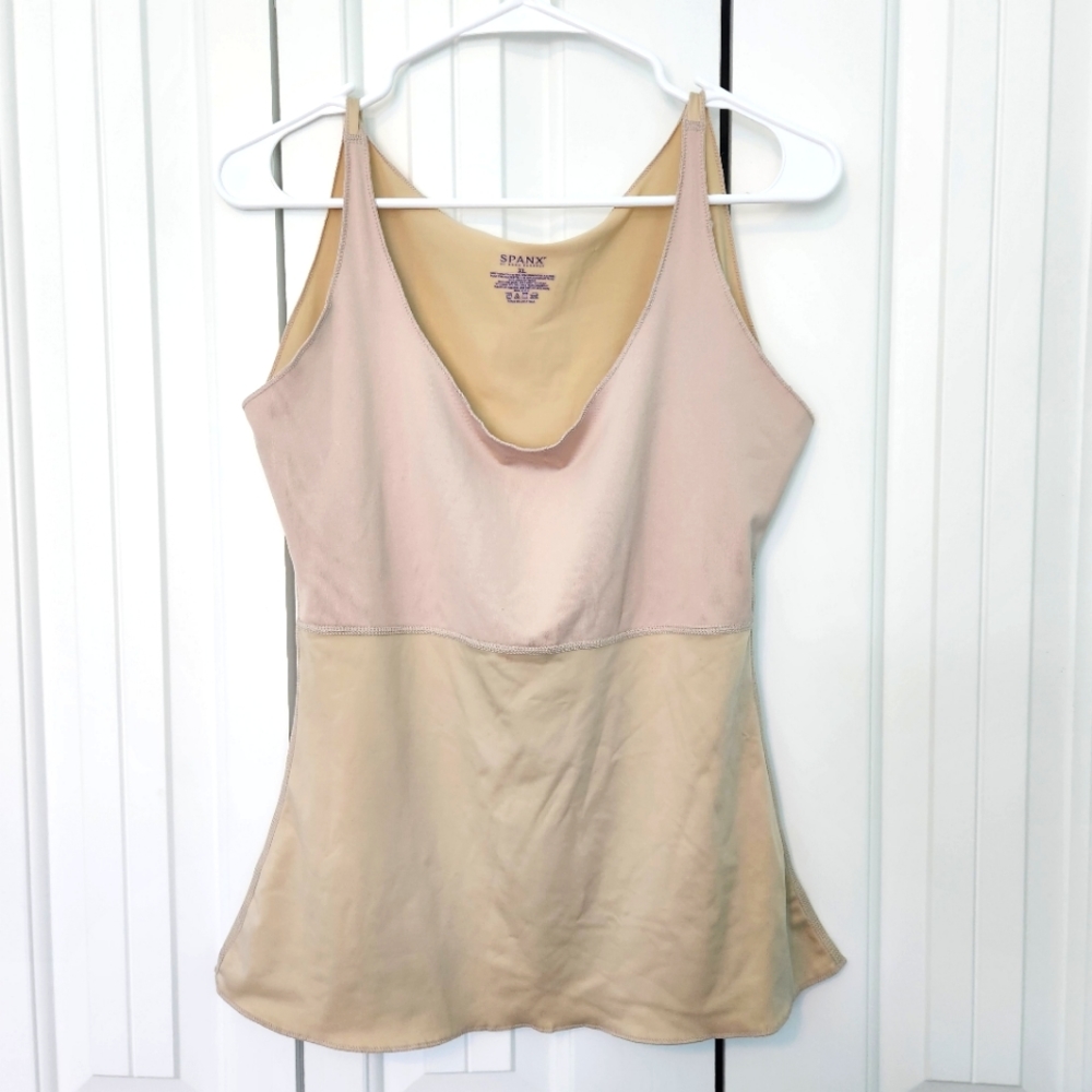 Spanx Women's Tank Top Polyester Spandex Elastane Size XL